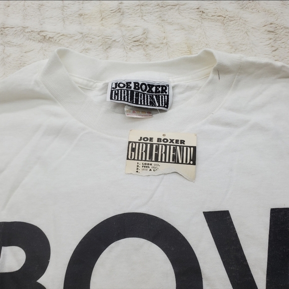 NWT Joe Boxer Girlfriend Women's Vintage 90s T-Shirt Tee Bow Wow Dog One  Size - Picture 2 of 9